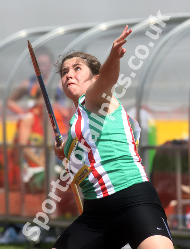 Jenna Mohan (Lincolnshire) junior girrls javelin